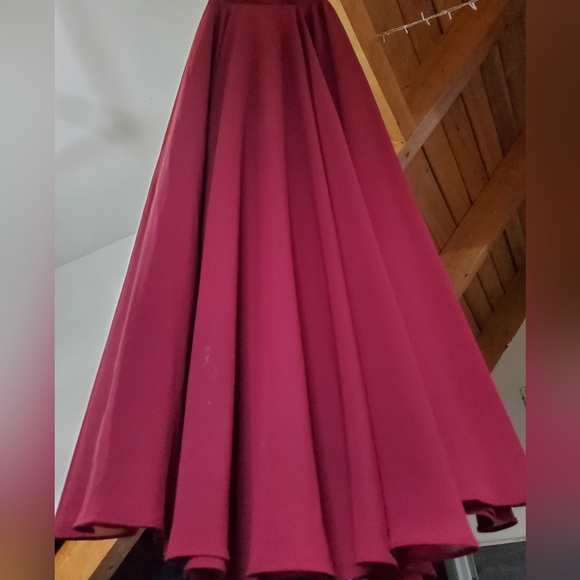 Lulus All About Love Maxi Dress Wine Burgundy - Picture 3 of 8